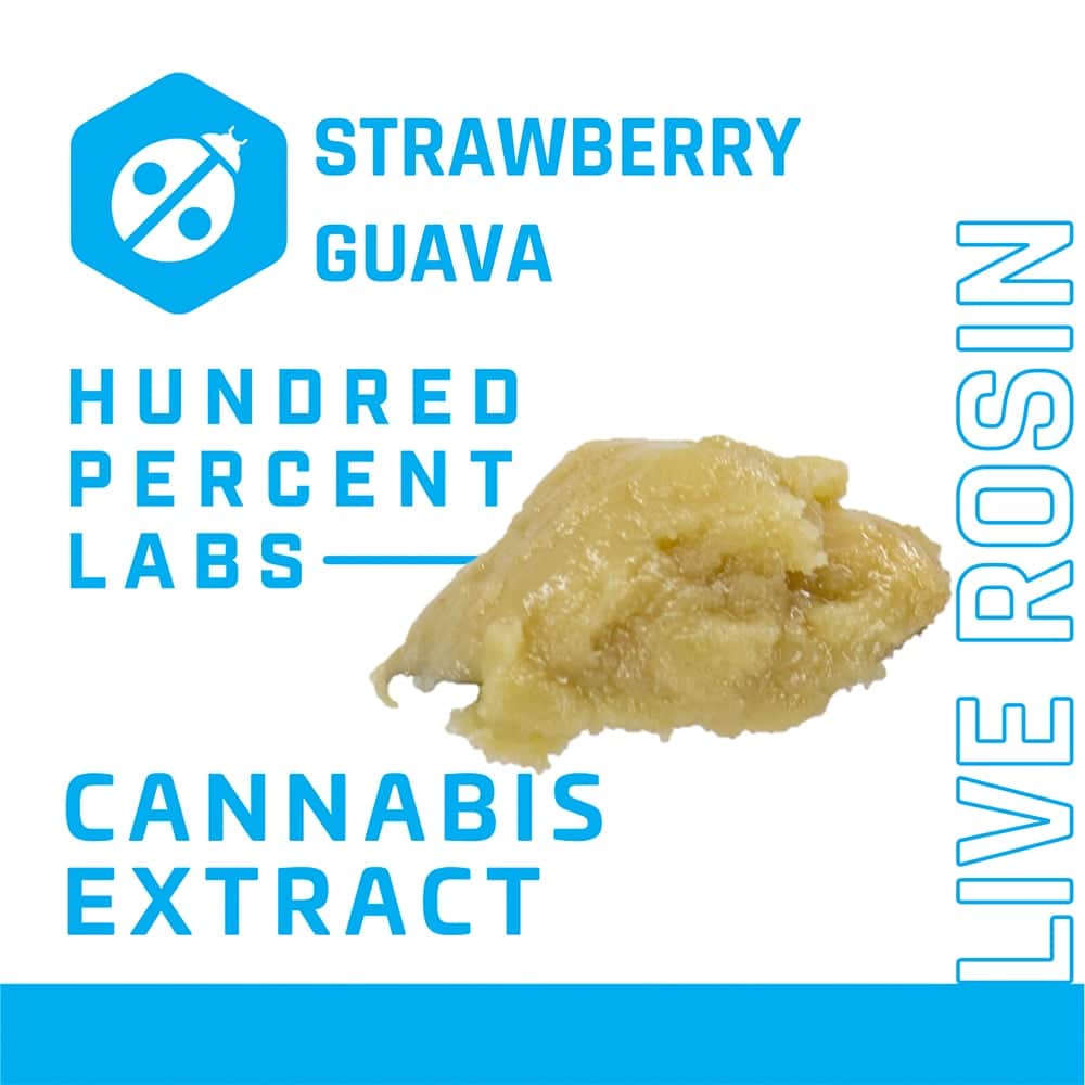 strawberry guava - 0.97g rosins - hybrid