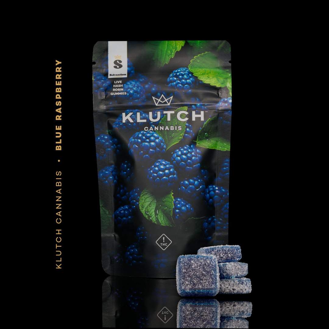 blue raspberry - 20mg candies - hybrid - 4pk