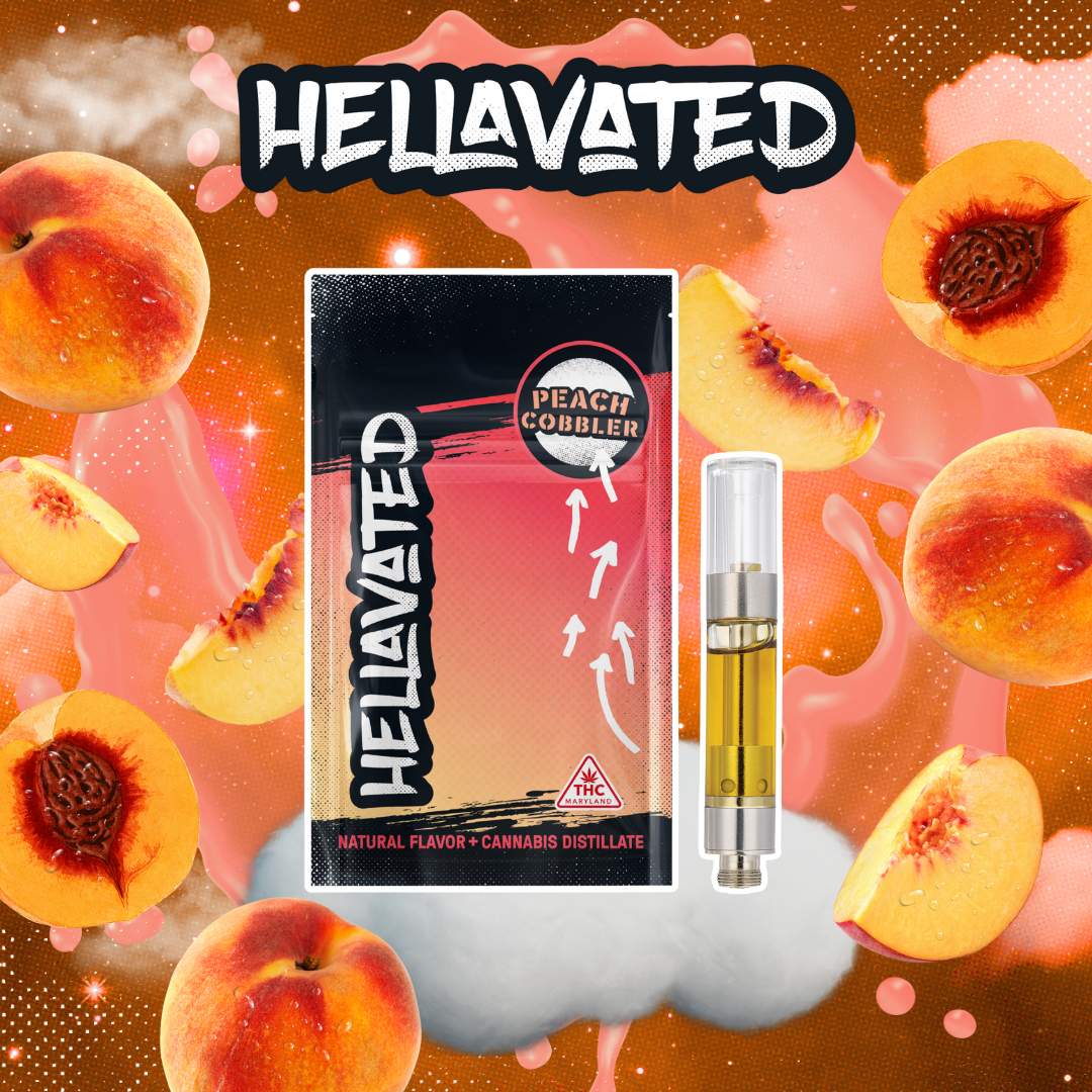 Peach Cobbler - 1g Distillate Cart - Hybrid