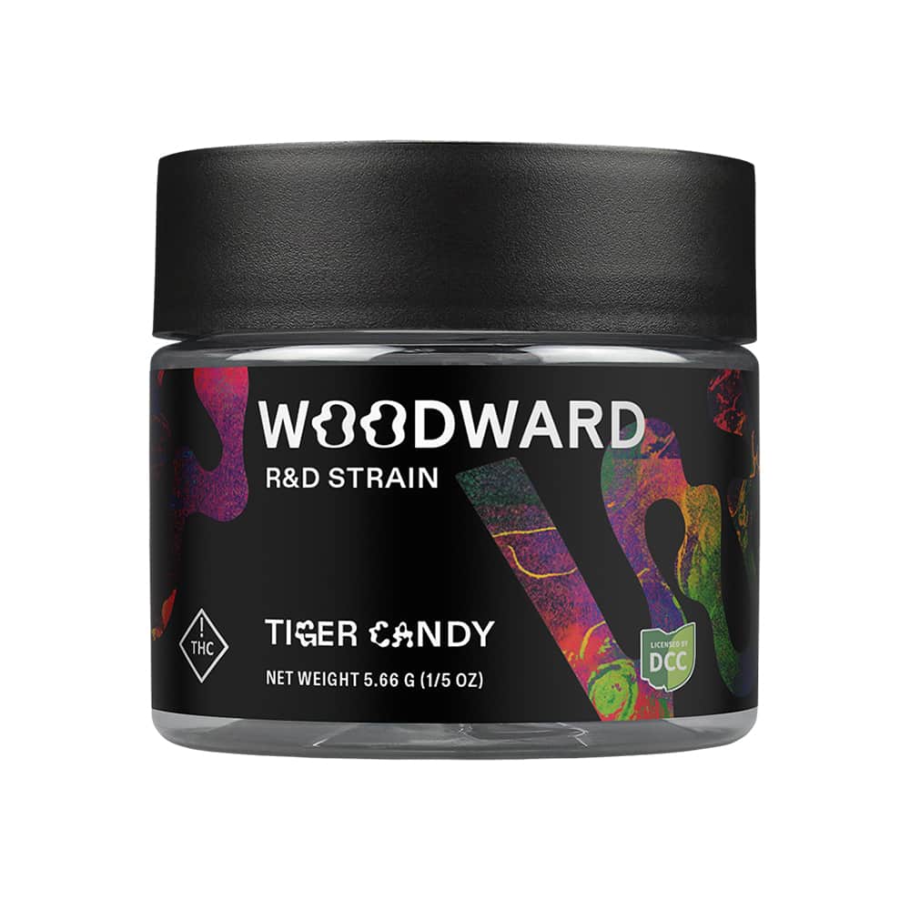 tiger candy - 5.66g  whole buds - hybrid 