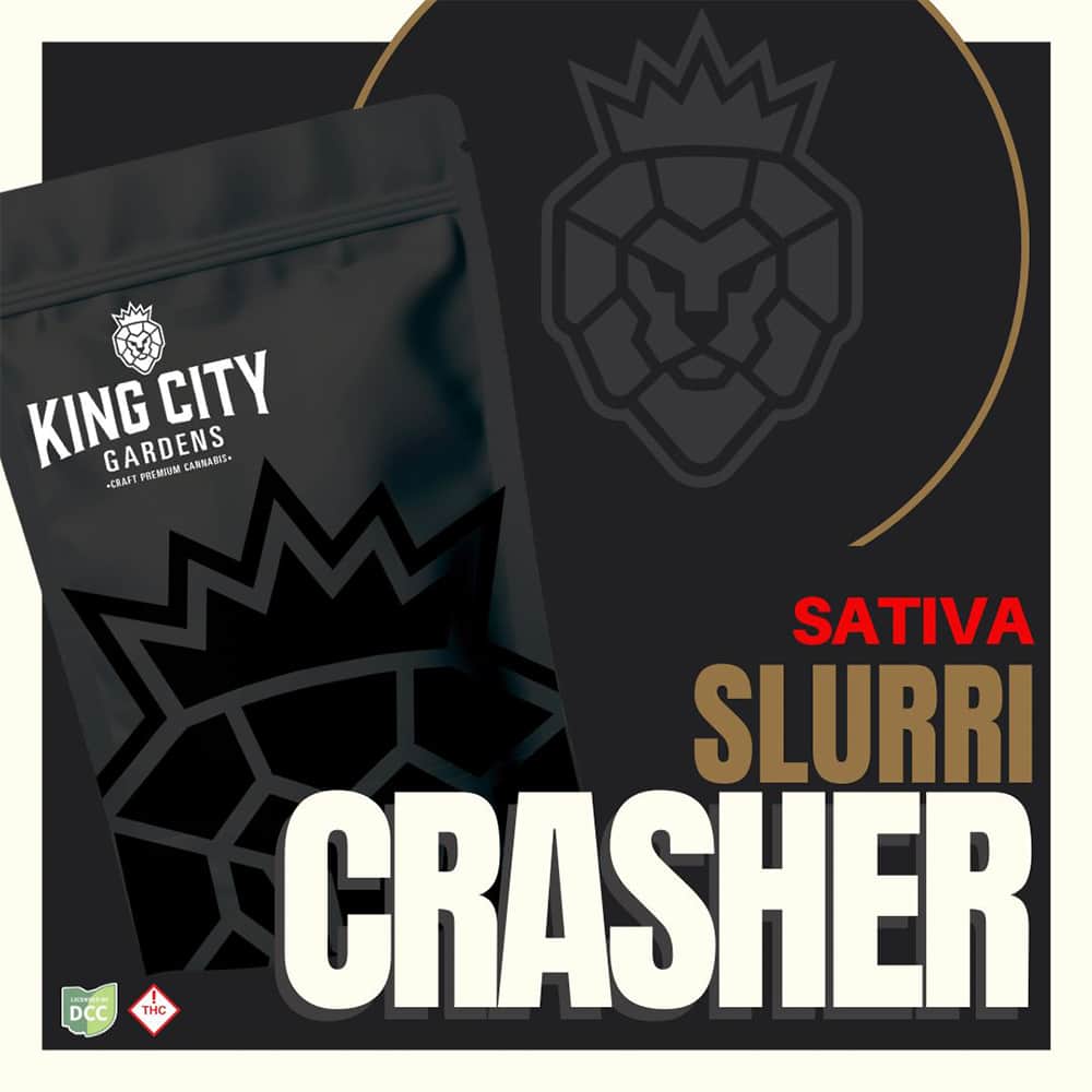 slurri crasher - 14.15g  whole buds - sativa 