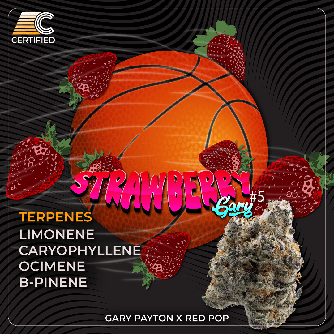 strawberry gary - 2.83g  whole buds - sativa 