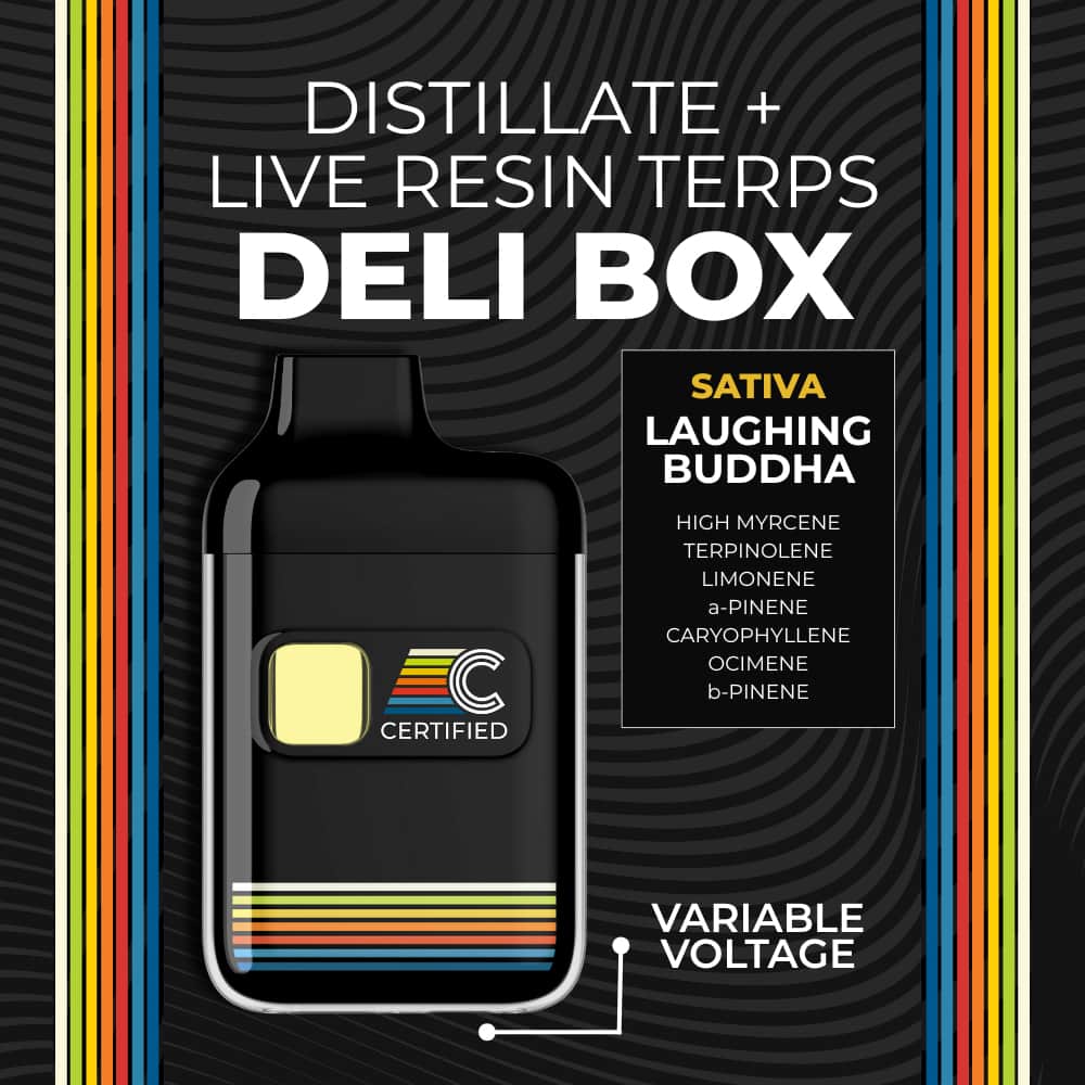 laughing buddha - 1g distillate disposables - sativa 