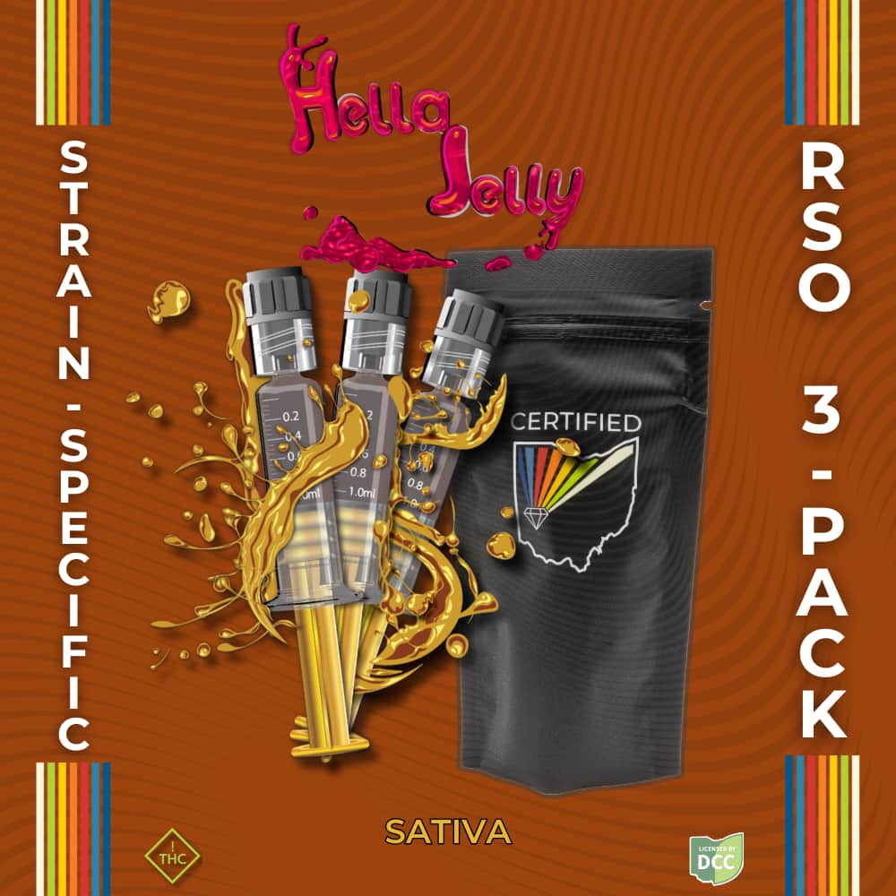 hella jelly - 3g  RSO - hybrid  - 3pk
