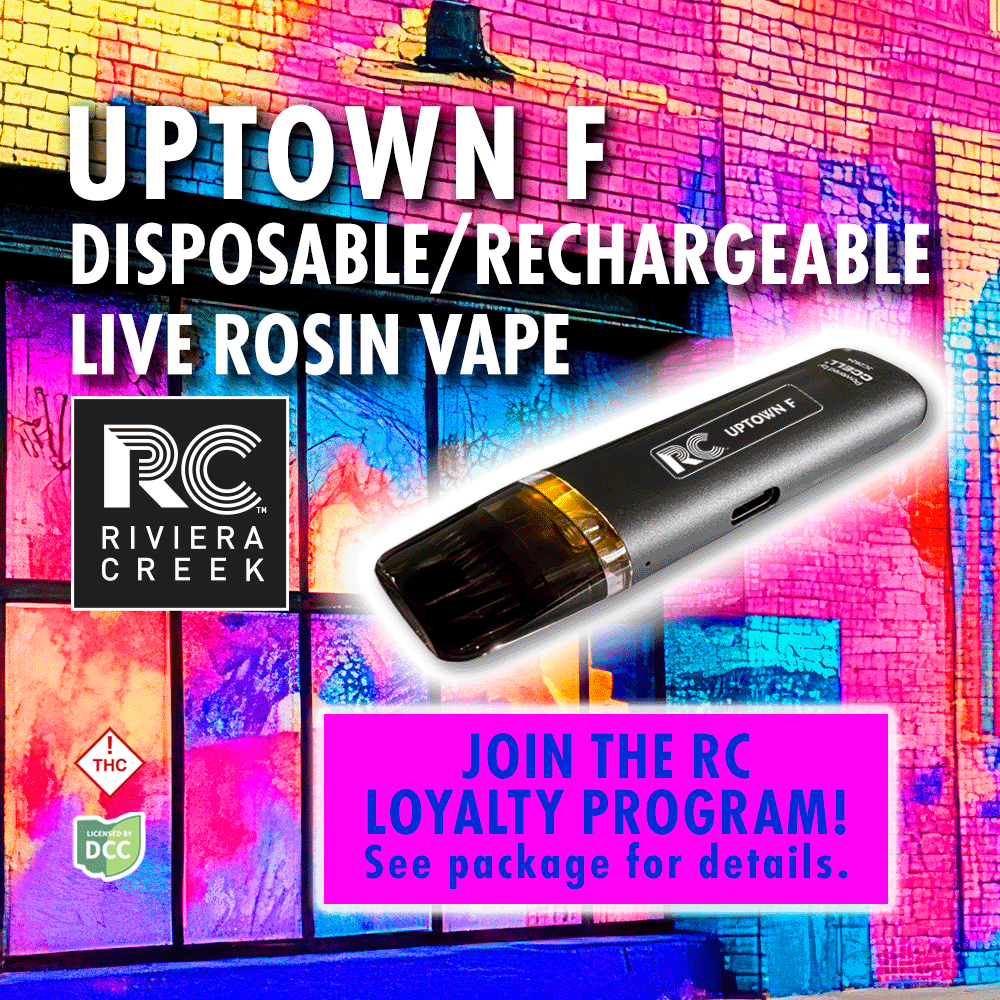 uptown f - 0.5g live rosin disposables - indica