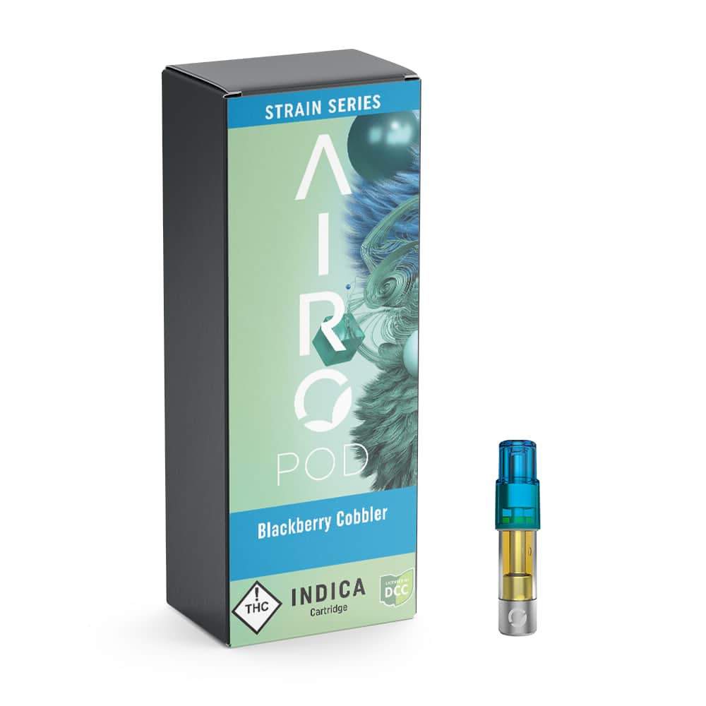 blackberry cobbler - 1g distillate airo pod - indica 