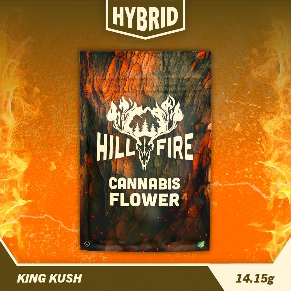 king kush - 14.15g whole buds - hybrid