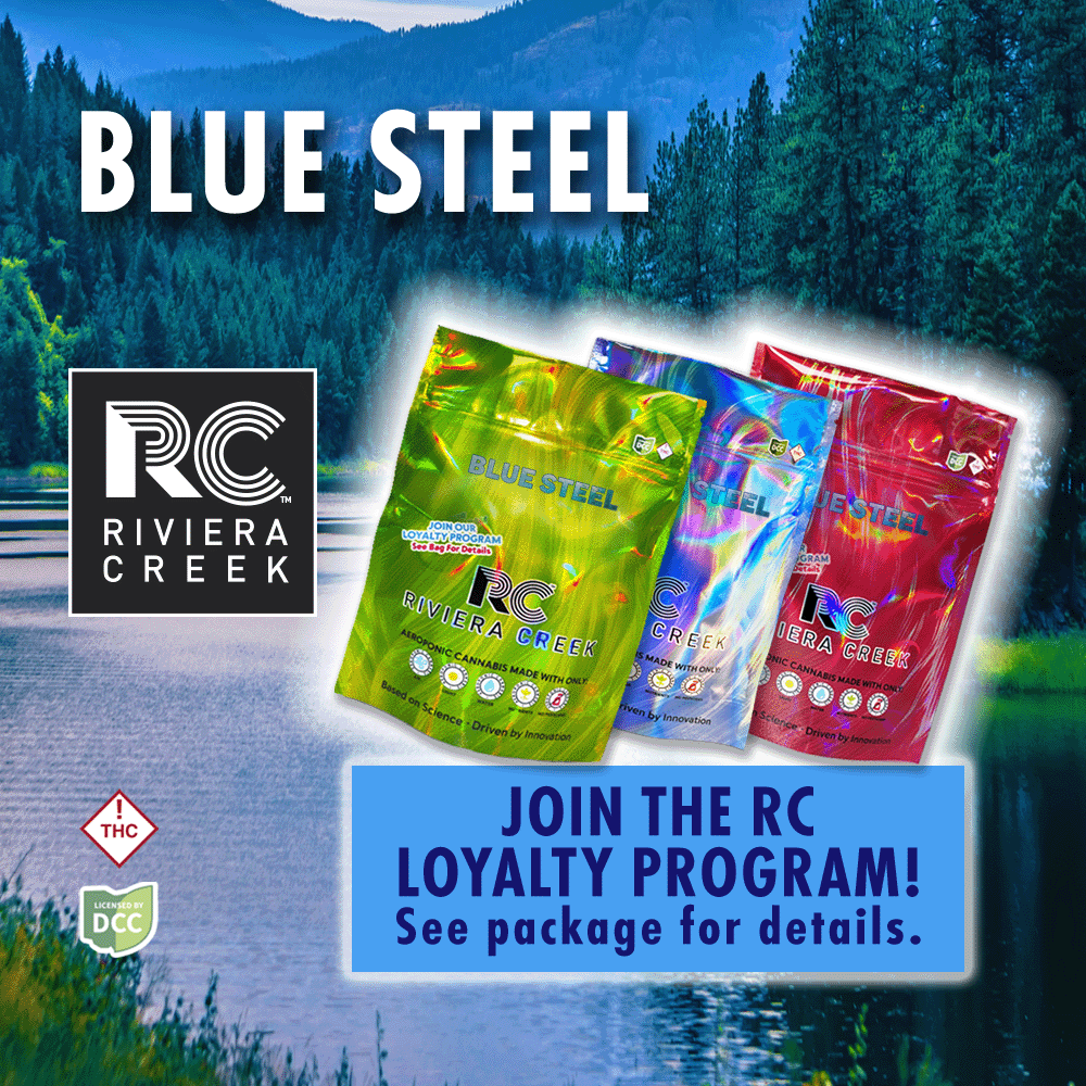 blue steel - 14.15g  whole buds - sativa 