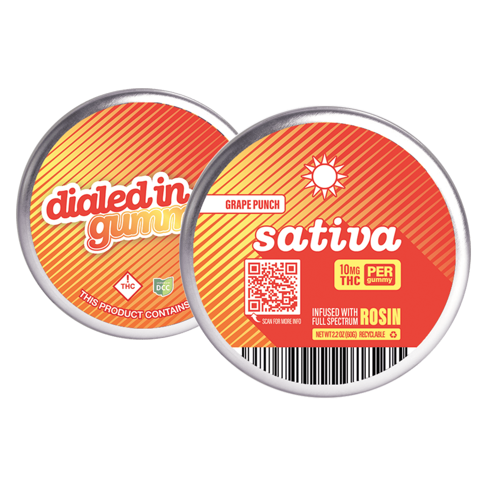 grape punch - candies 100mg - sativa - 10pk