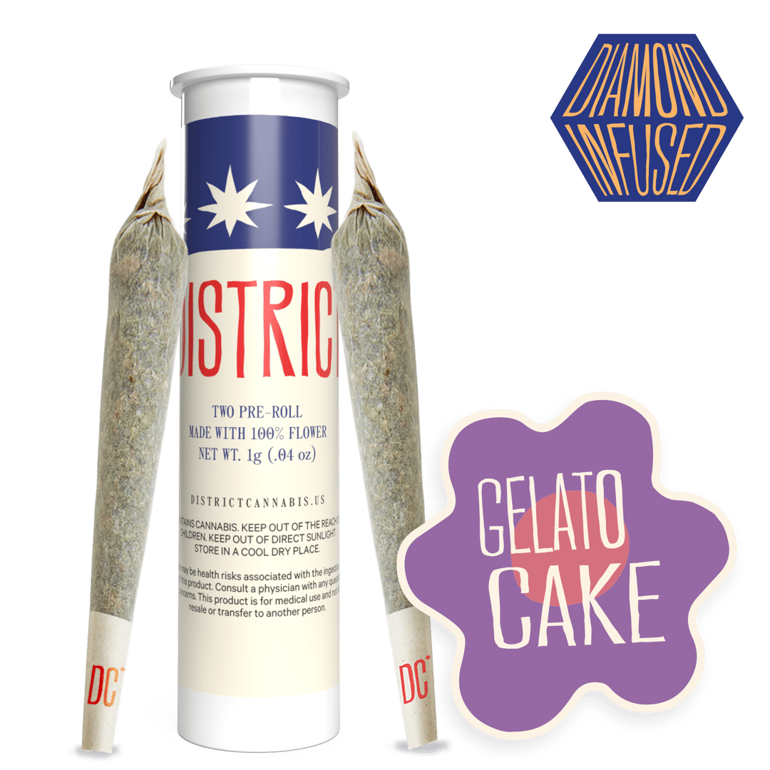 gelato cake - 0.9g infused - hybrid - 2pk