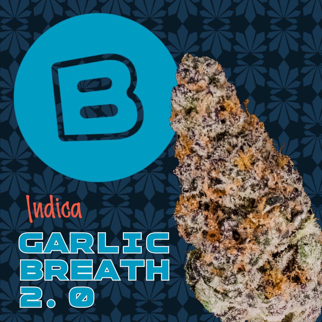 garlic breath 2.0 - 14.15g  whole buds - indica 