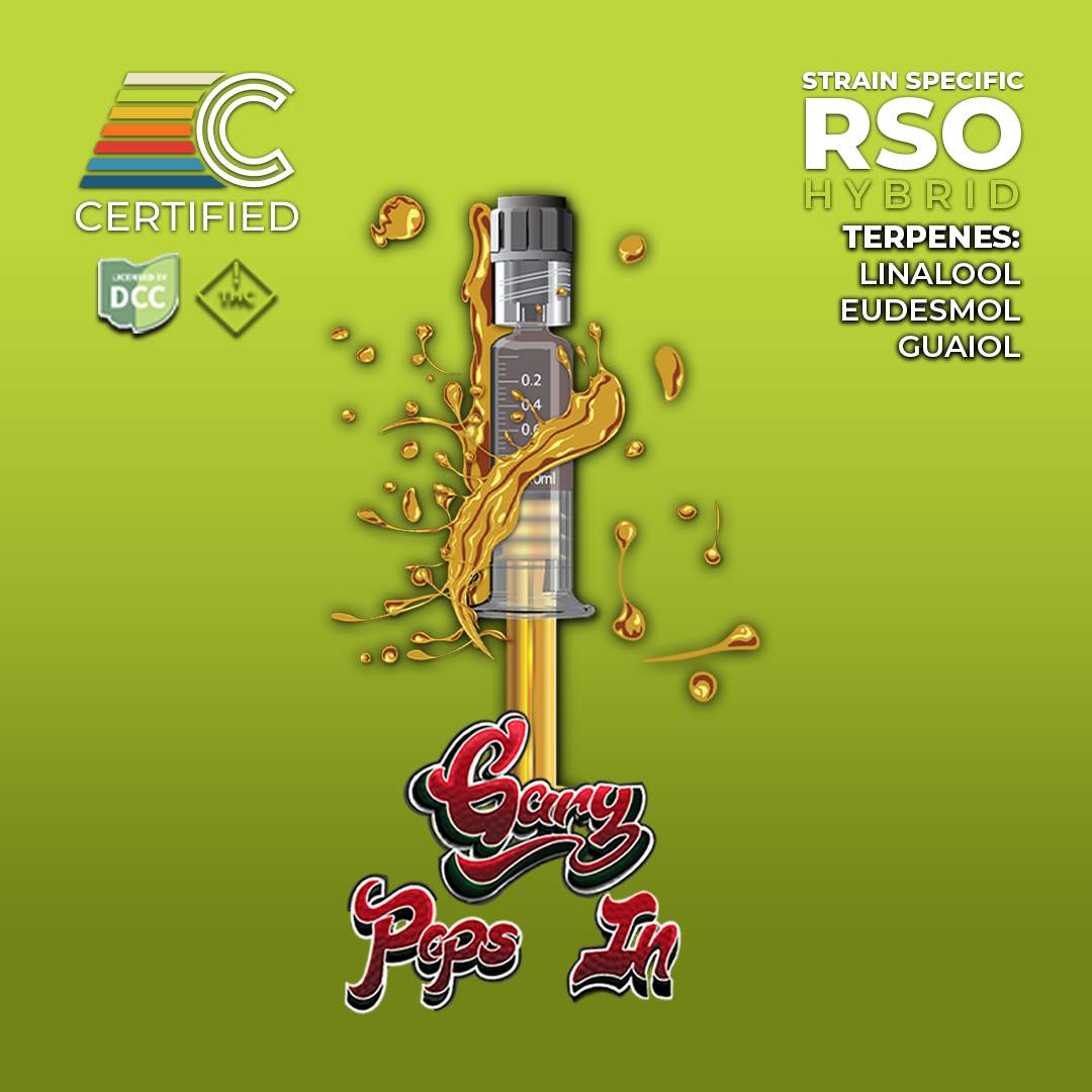 gary pops in - 1g  RSO - hybrid 