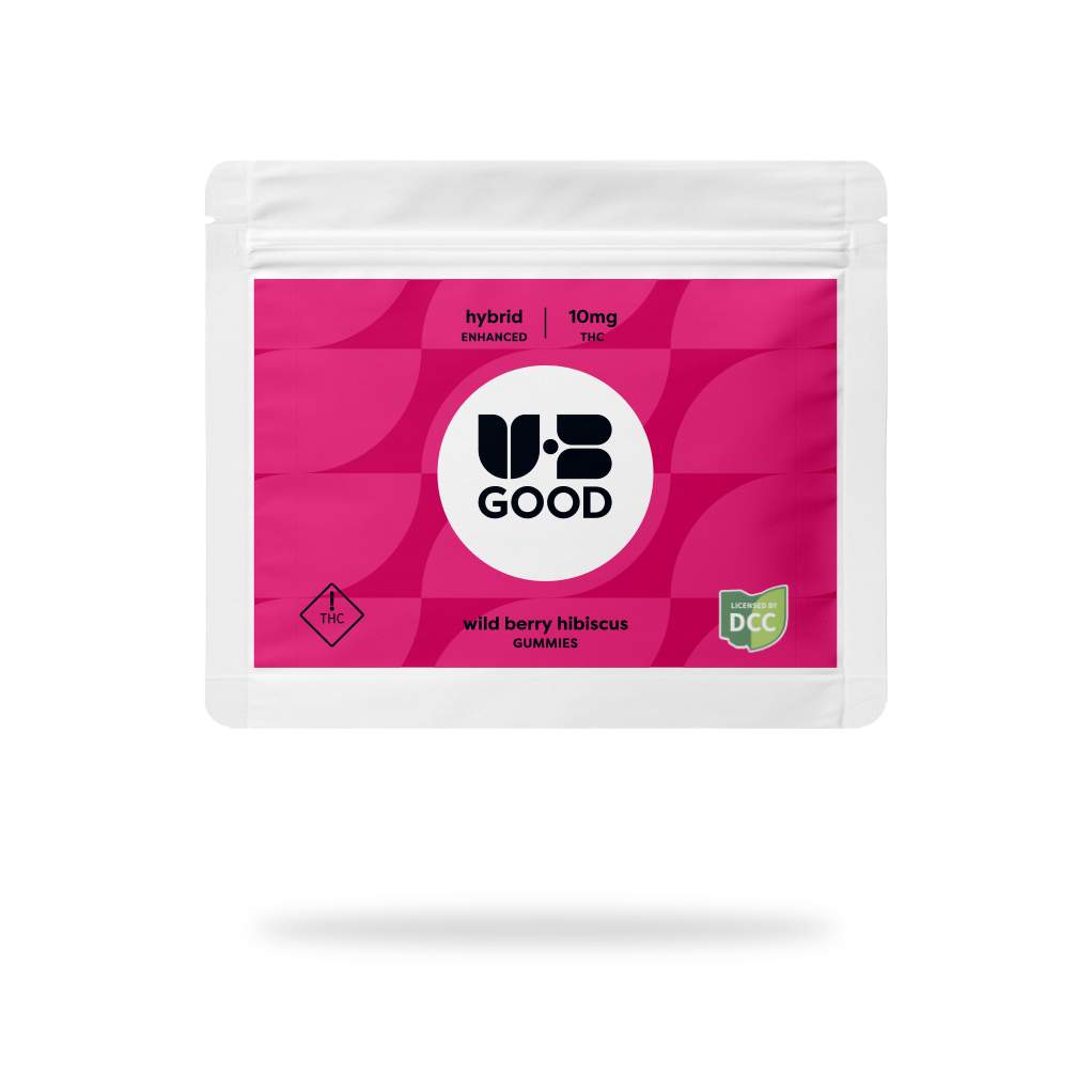 wild berry hibiscus - 20mg candies - hybrid - 2pk