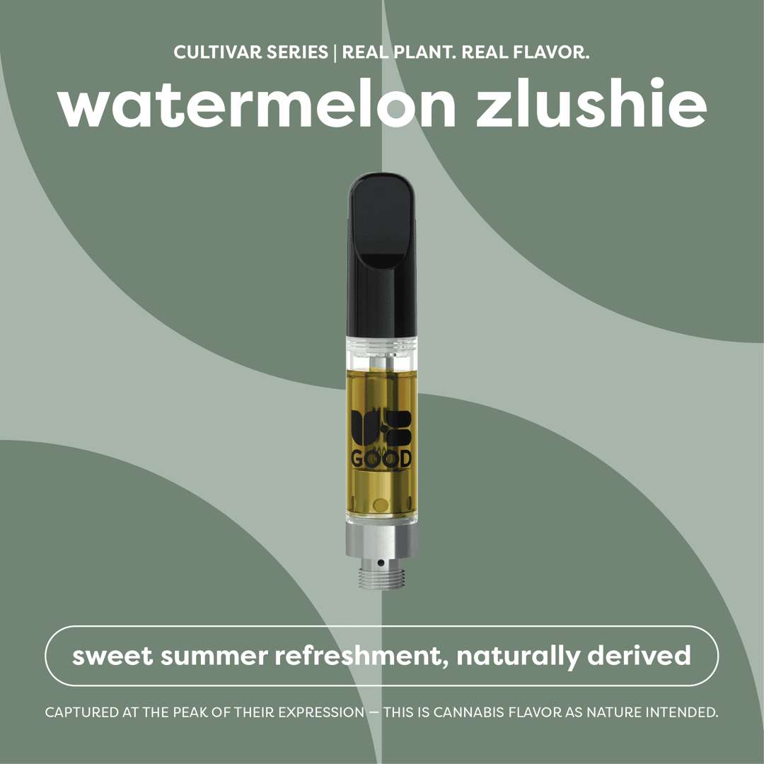 watermelon zlushie - 1g distillate cart - indica 