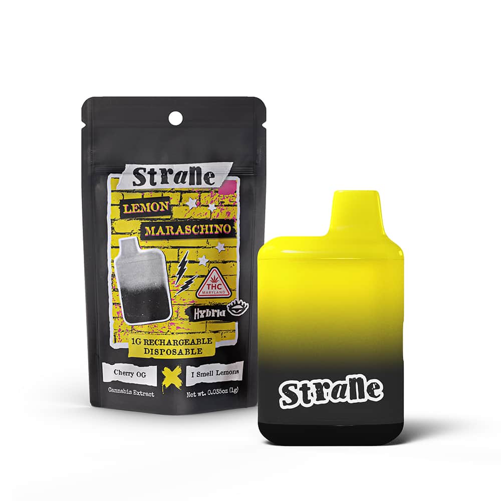 lemon maraschino - 1g distillate disposables - hybrid 