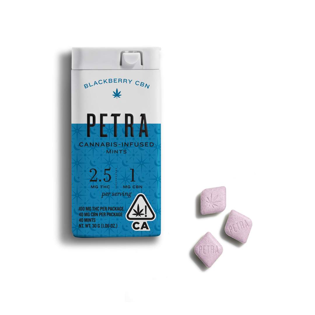 blackberry + CBN - 100mg  mints   - 40pk