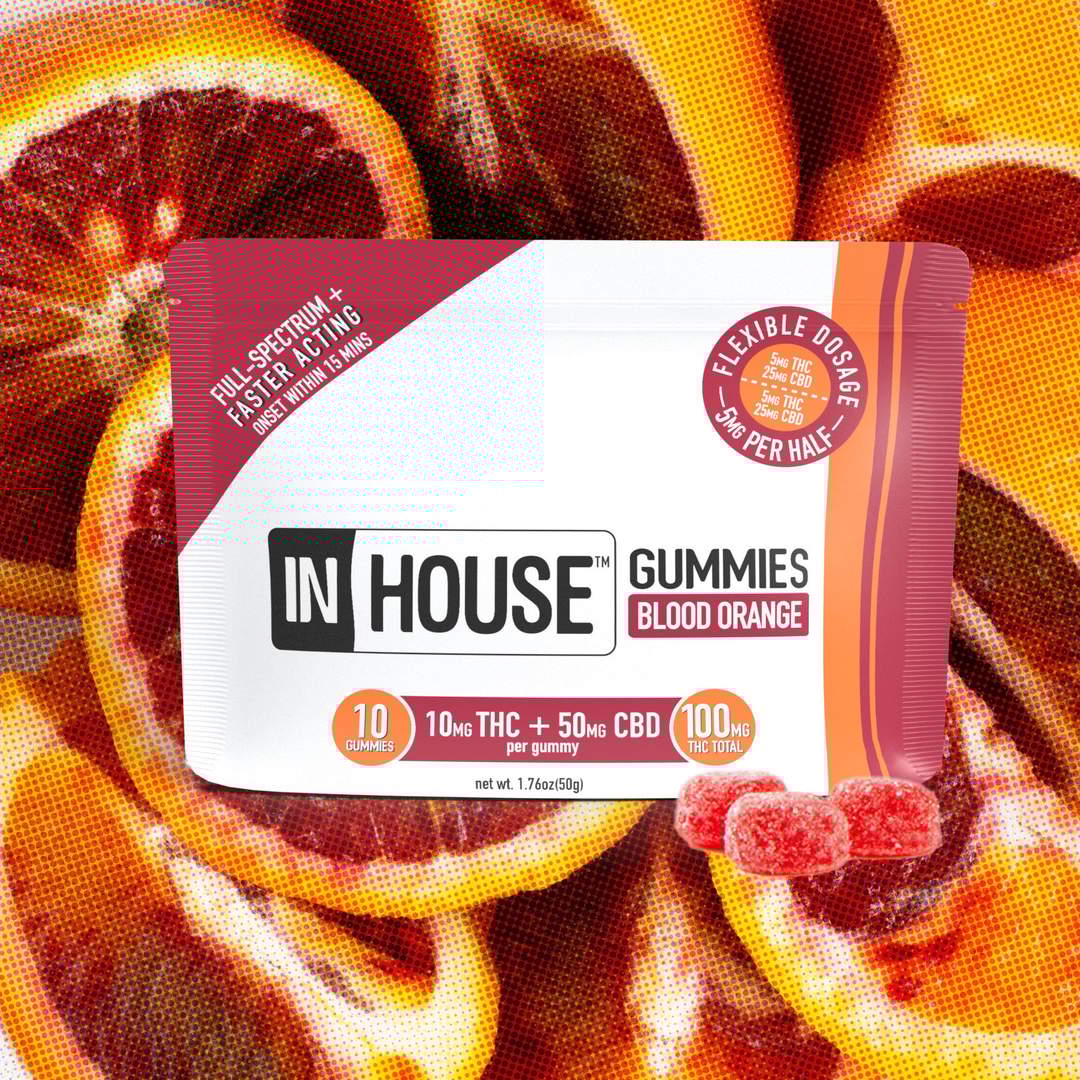 blood orange 1:5 - 500mg  candies - CBD  - 10pk