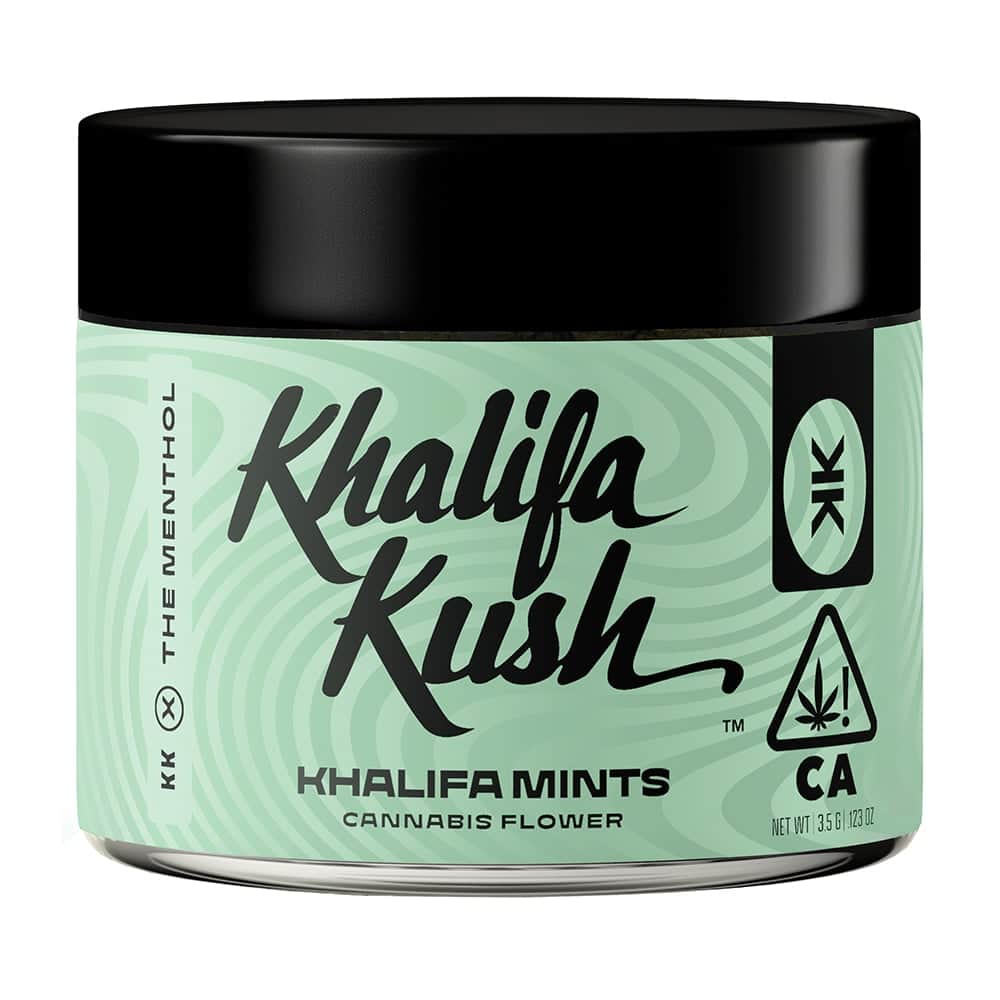khalifa mints - 3.5g  whole buds - hybrid 