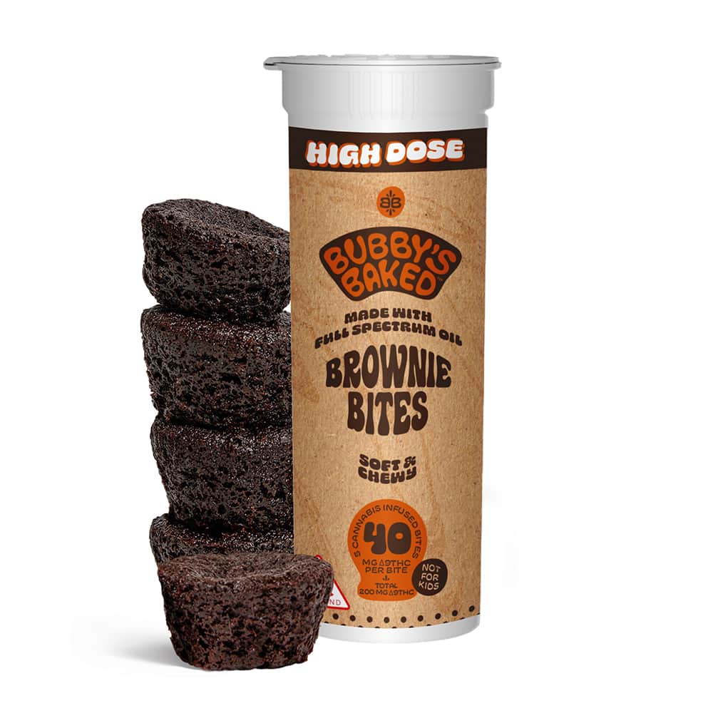 brownie bites - 200mg baked goods - 5pk