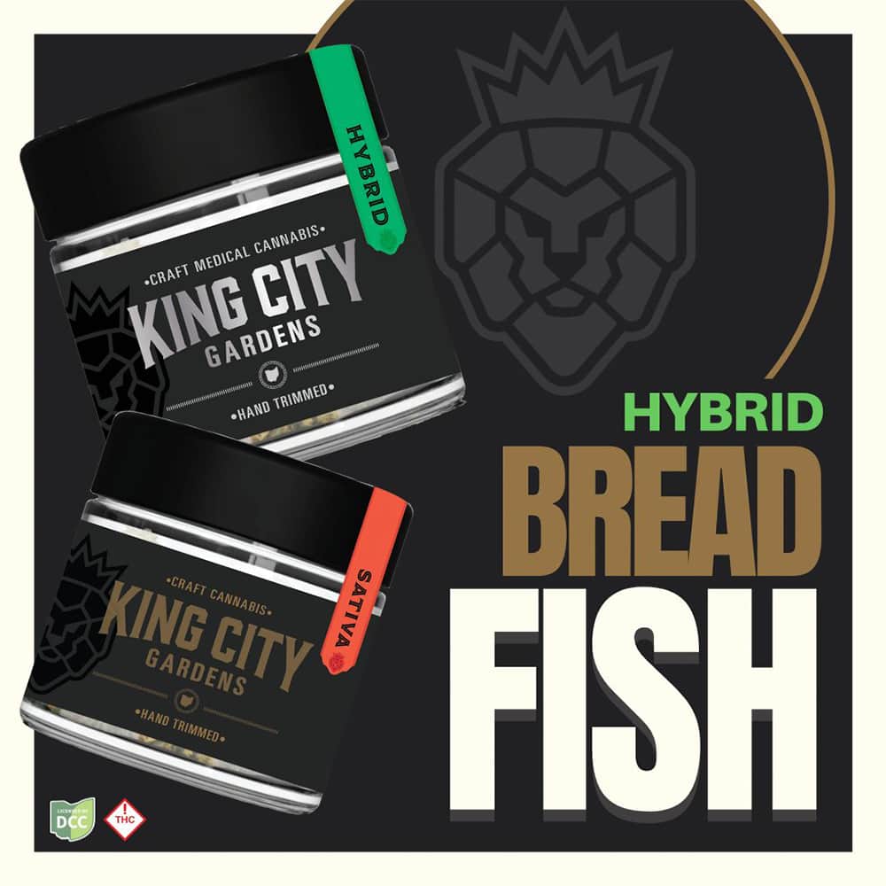 bread fish - 2.83g whole buds - hybrid