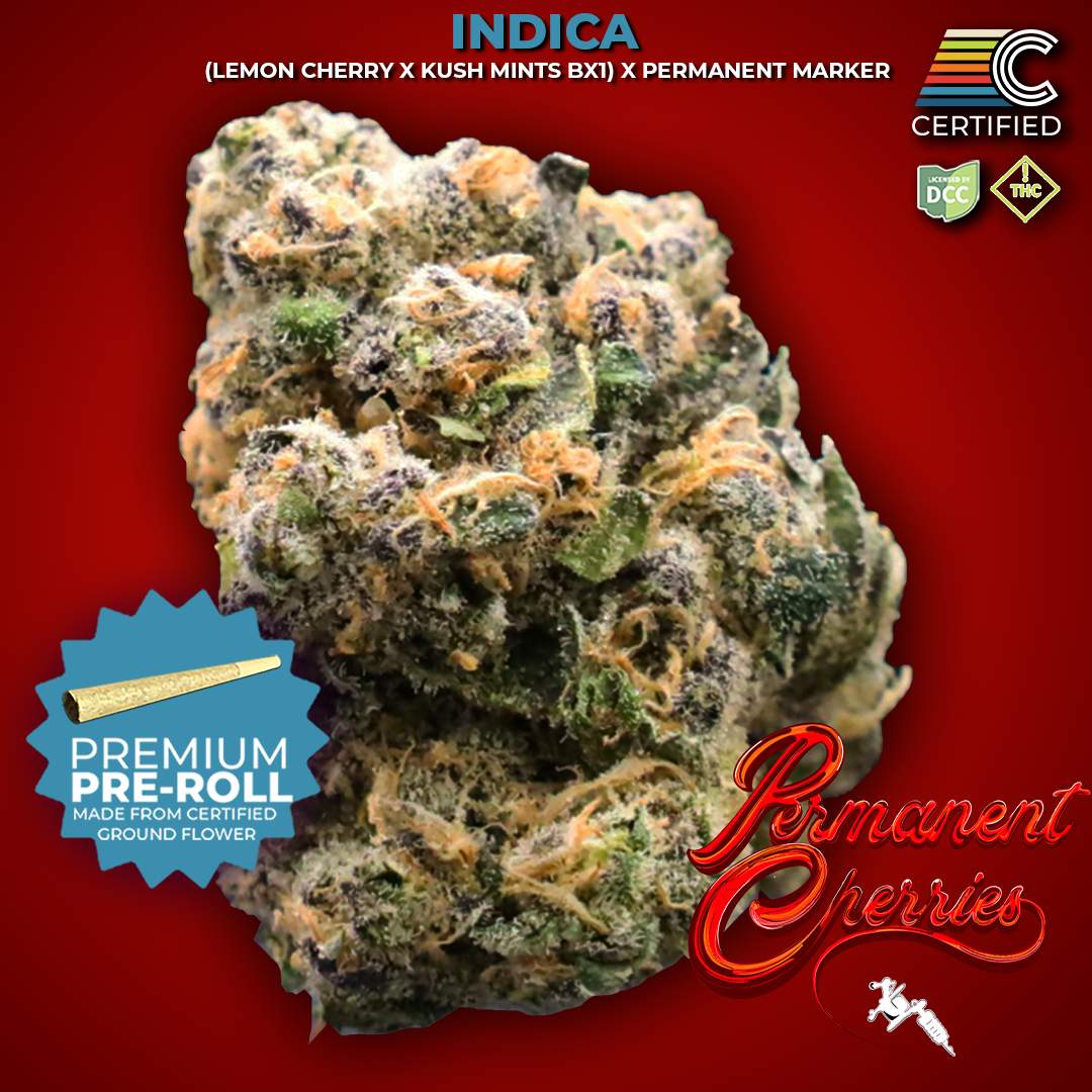 permanent cherries - 1g  single - indica 
