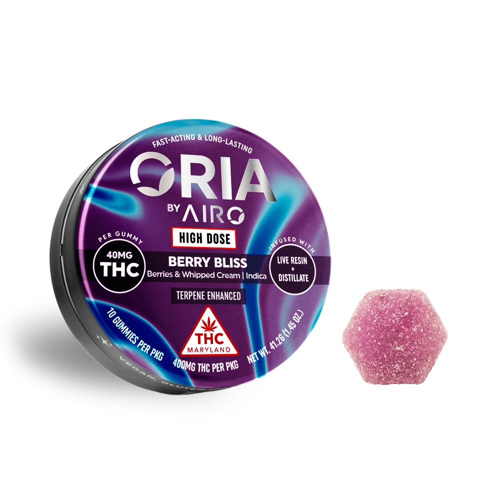 berry bliss high dose - 400mg  candies - indica  - 10pk