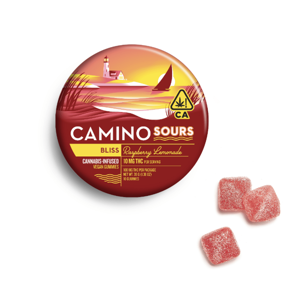raspberry lemonade sours - 100mg  candies - hybrid  - 10pk