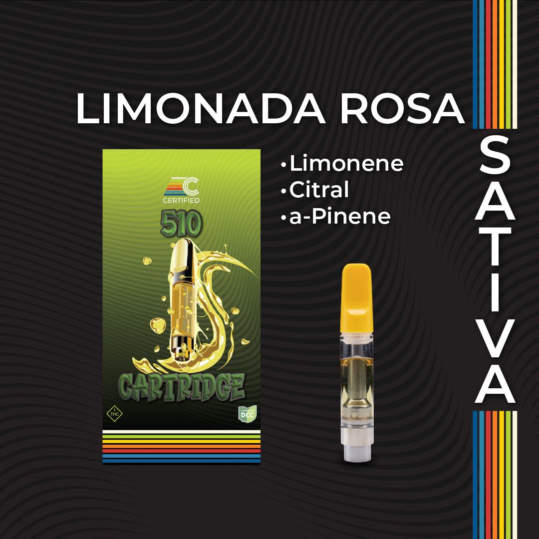 limonada rosa - 1g distillate cart - sativa 