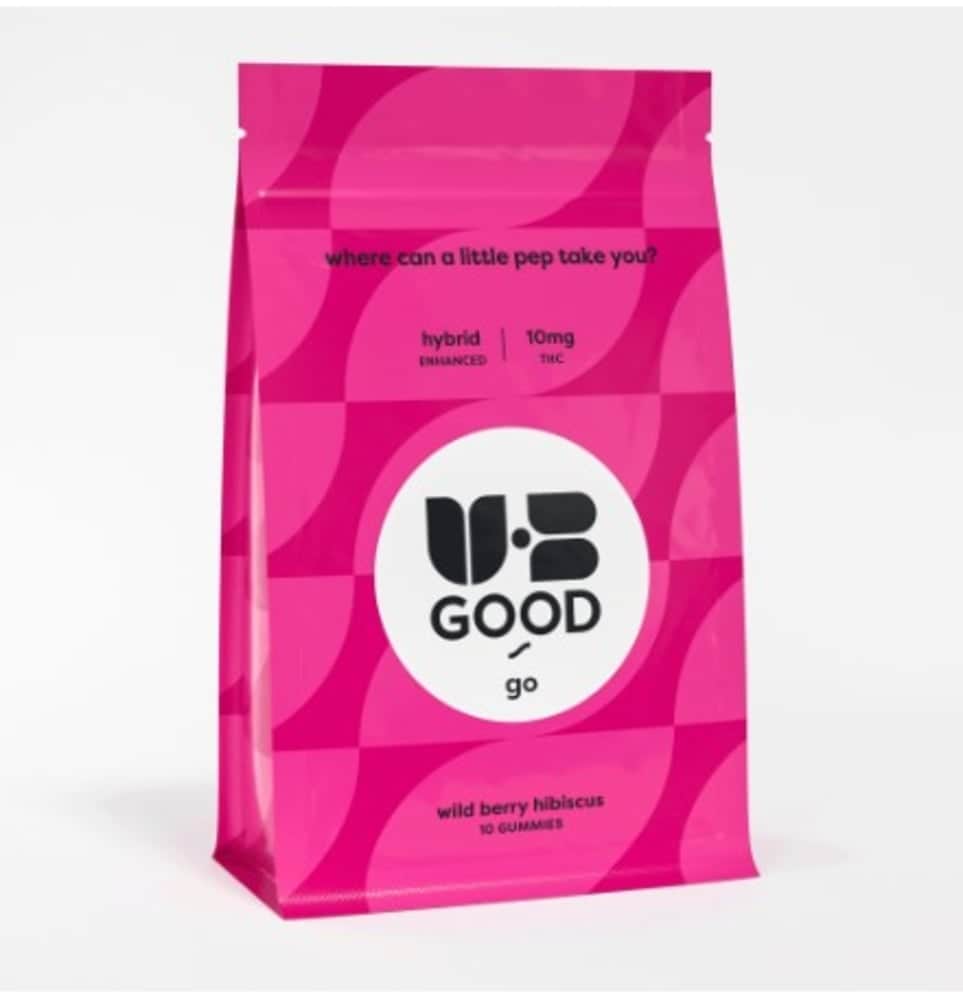 wild berry hibiscus - 100mg  candies - hybrid  - 10pk