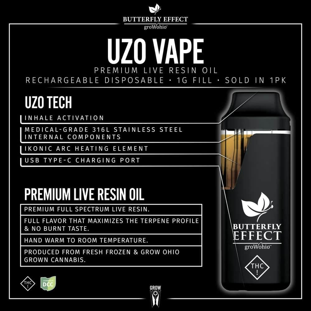 black jack - 1g live resin disposables - sativa