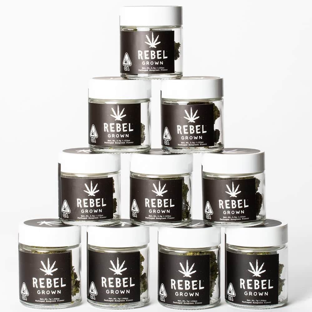 rebel cookies - 2.83g  whole buds - hybrid 