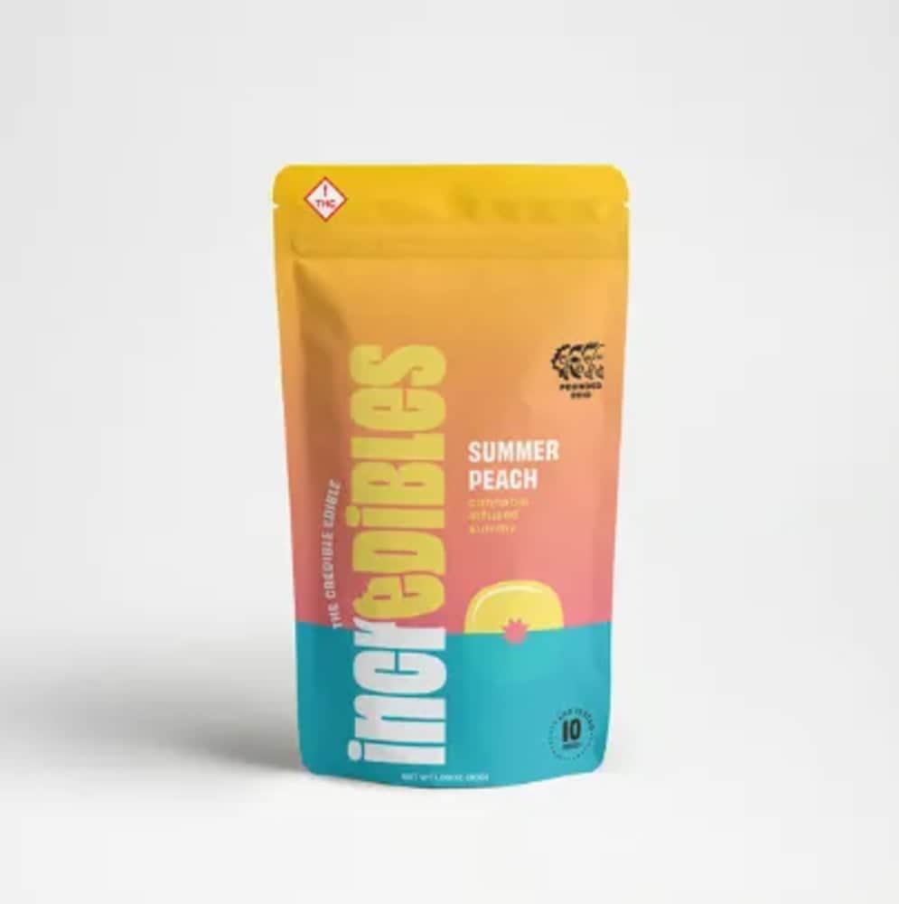 summer peach - 110mg  candies - sativa  - 10pk
