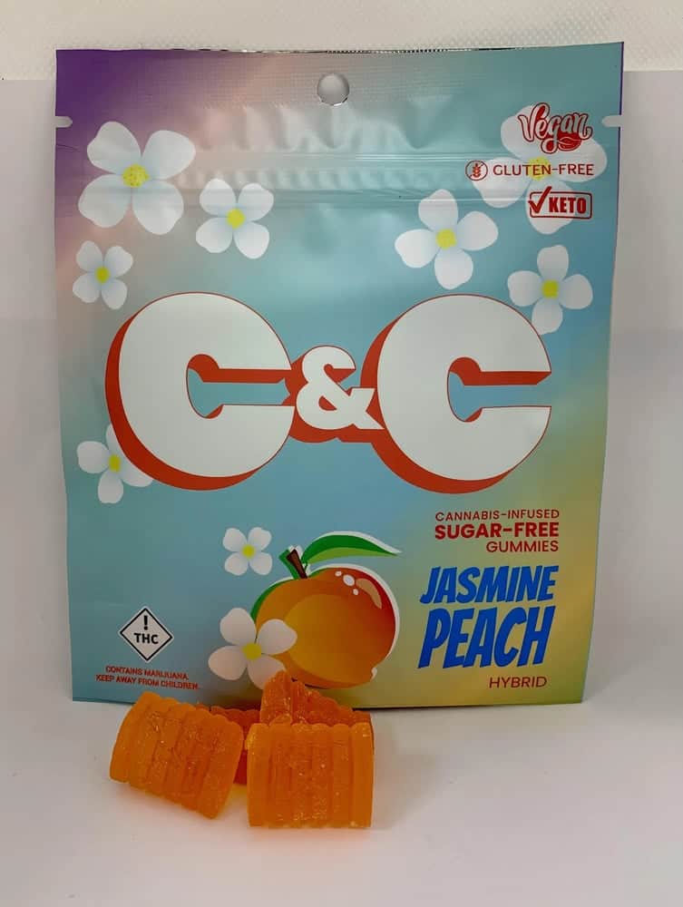 jasmine peach - 110mg  candies - hybrid  - 10pk