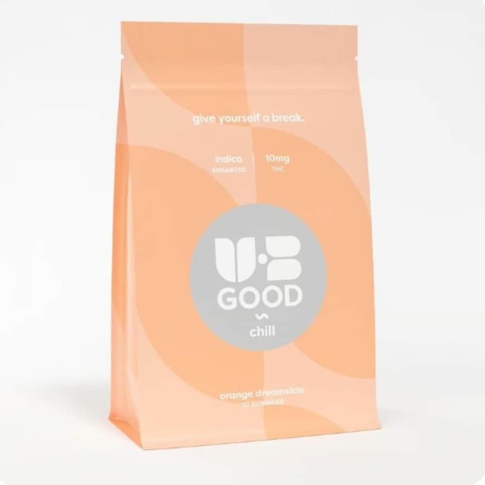 orange dreamsicle chill - 100mg  candies - indica  - 10pk