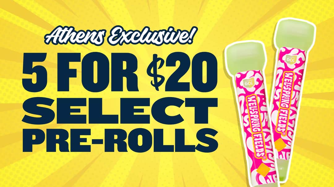 5 FOR $20 SELECT PREROLLS