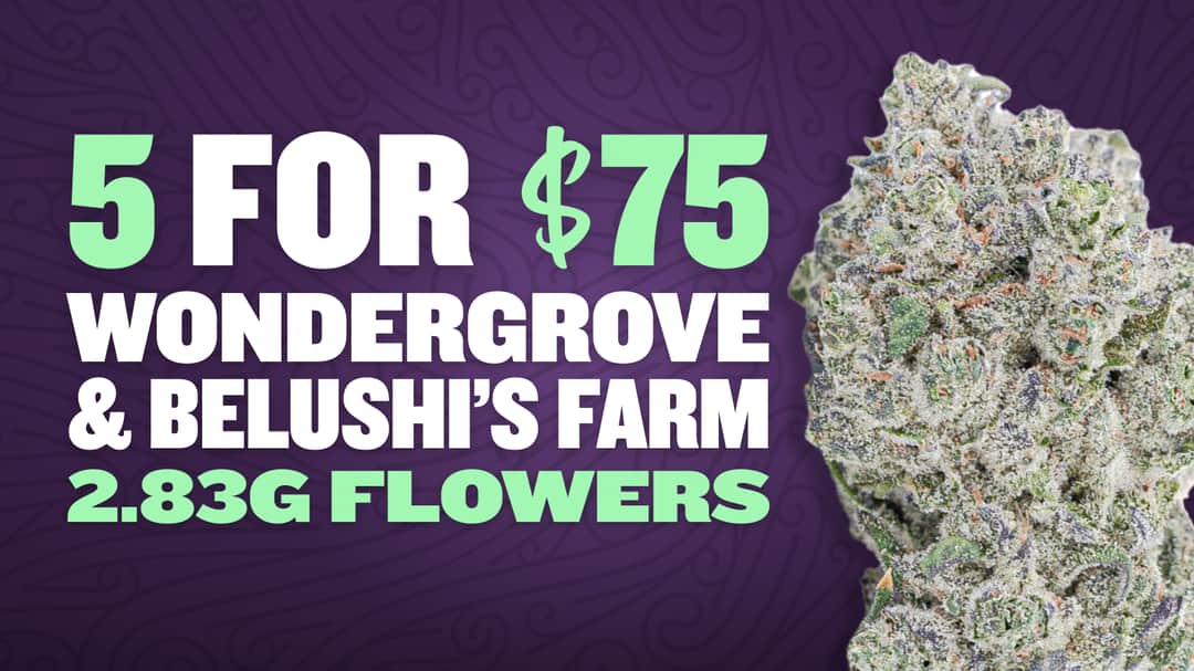 BUY 5 WONDERGROVE/BELUSHI 2.83G FOR $75