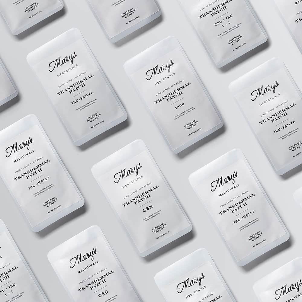 THC transdermal - 250mg patches - indica - 10pk