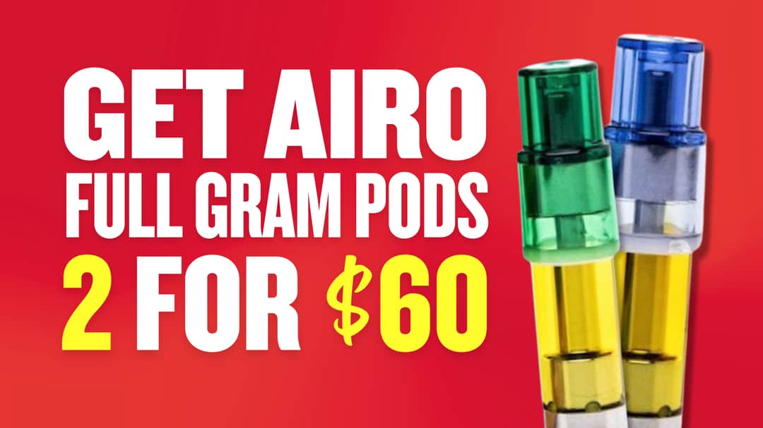 BUY 2 1G AIRO PODS FOR $60