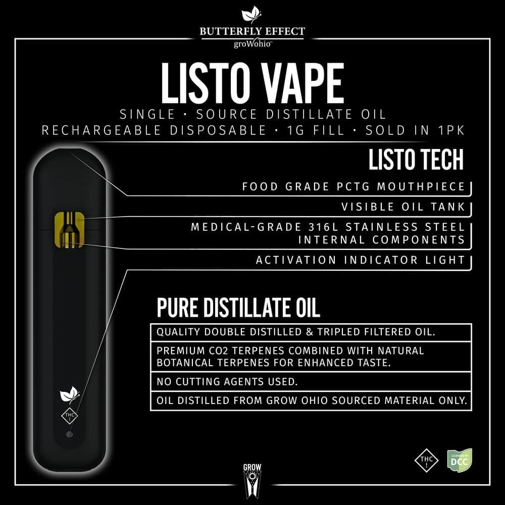 jack herer - 1g distillate disposables - sativa