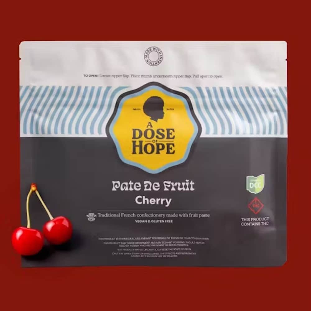 Cherry Pate De Fruit - 100mg Candies - 10pk