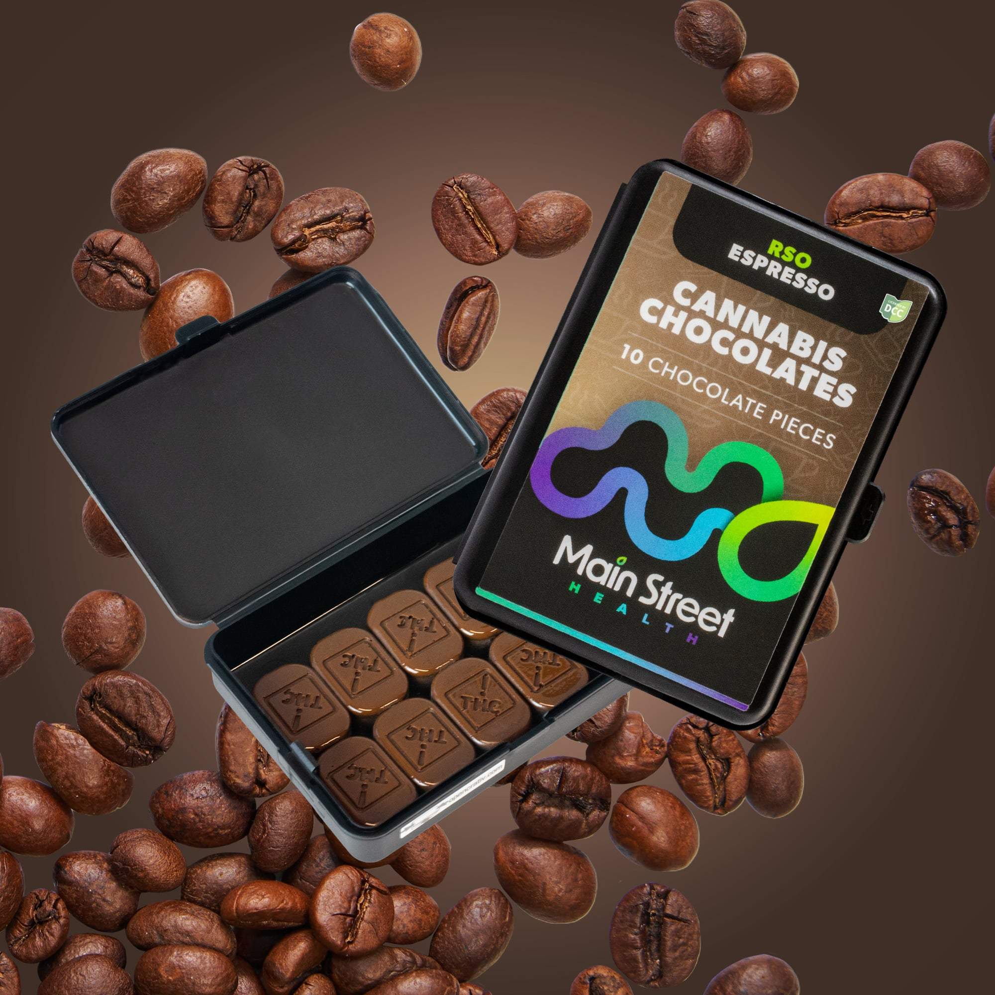 Espresso - 440mg Chocolates - 10pk
