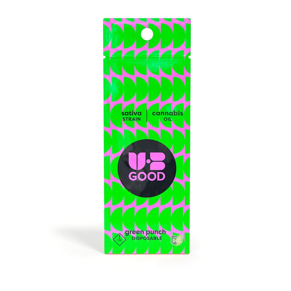 Green Punch (watermelon Punch) - 0.5g Distillate Disposable - Sativa