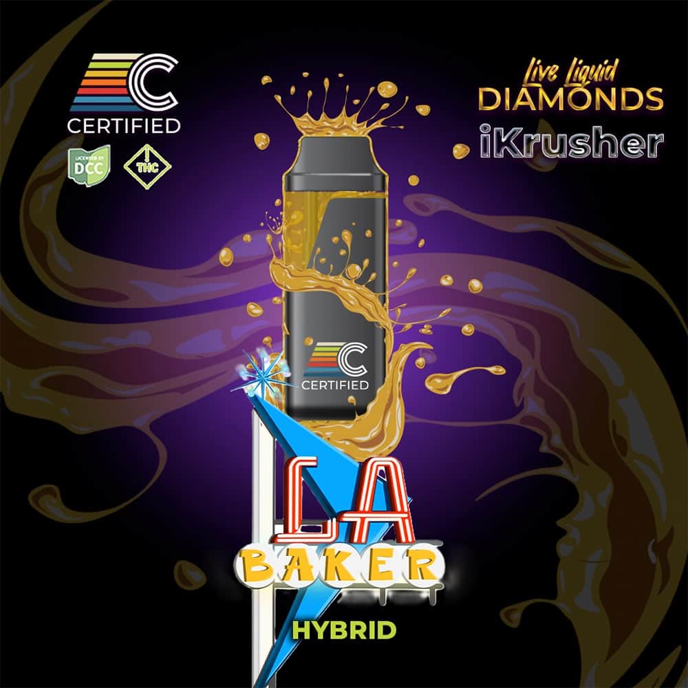 La Baker - 1g Live Liquid Diamond Disposables - Hybrid