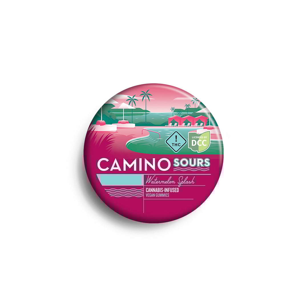 Watermelon Splash Sours - 100mg Candies - 10pk