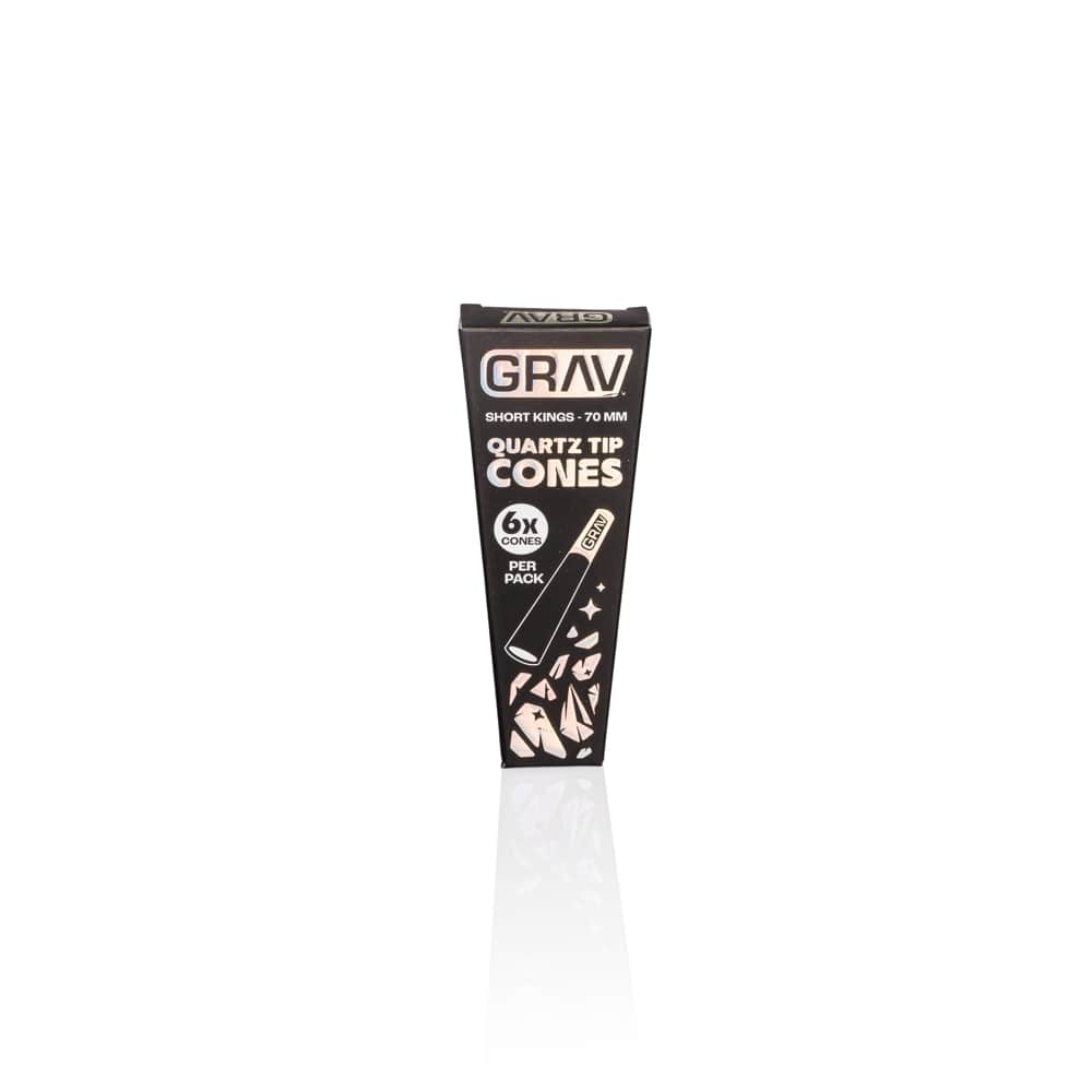 Quartz Tip Black Prerolled Cones - Cones - 6pk
