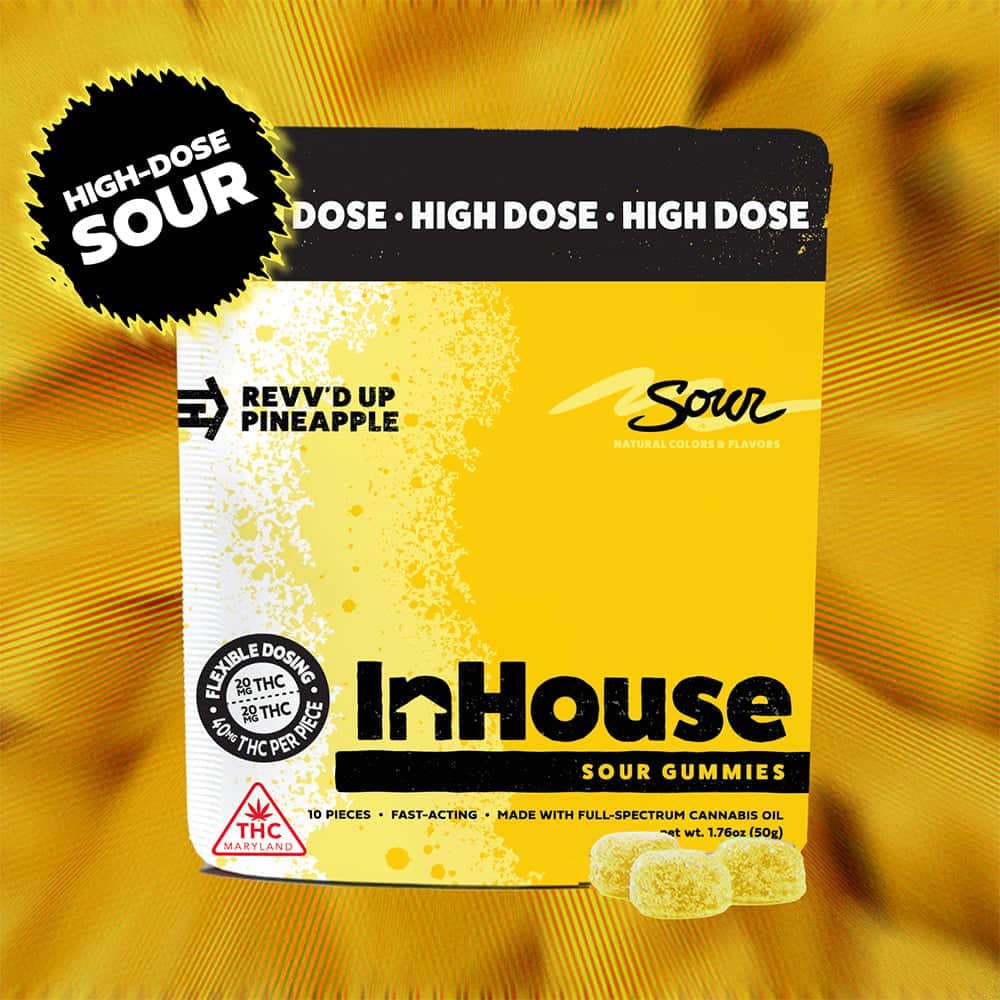 Sour Pineapple - 400mg Candies - 10pk