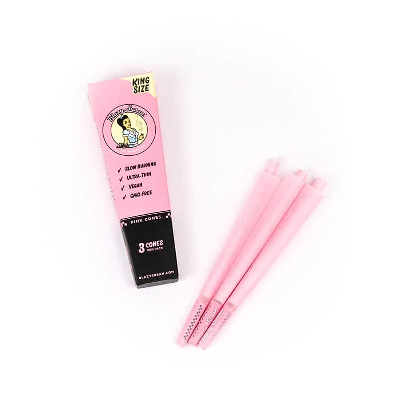 Pink Prerolled Cones King Size - Cones - 3pk