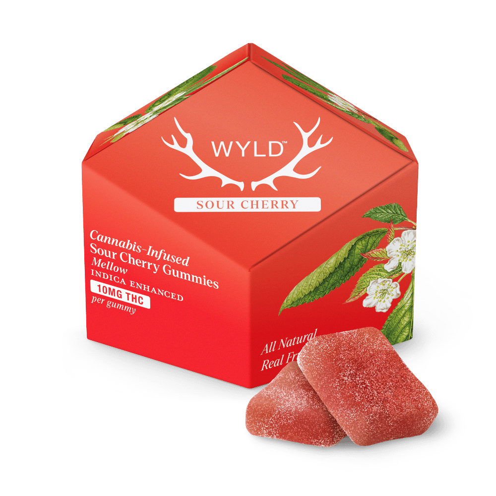 Sour Cherry - 100mg Candies - Indica - 10pk