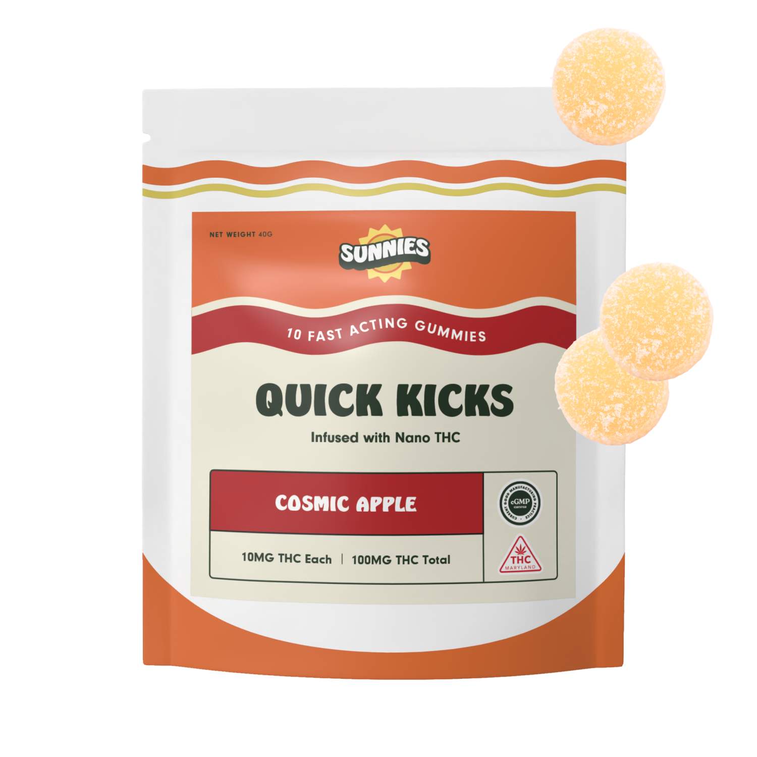 Cosmic Apple - 100mg Candies - 10pk