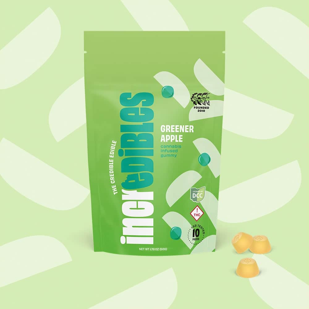 Sour Apple - 100mg Candies - 10pk